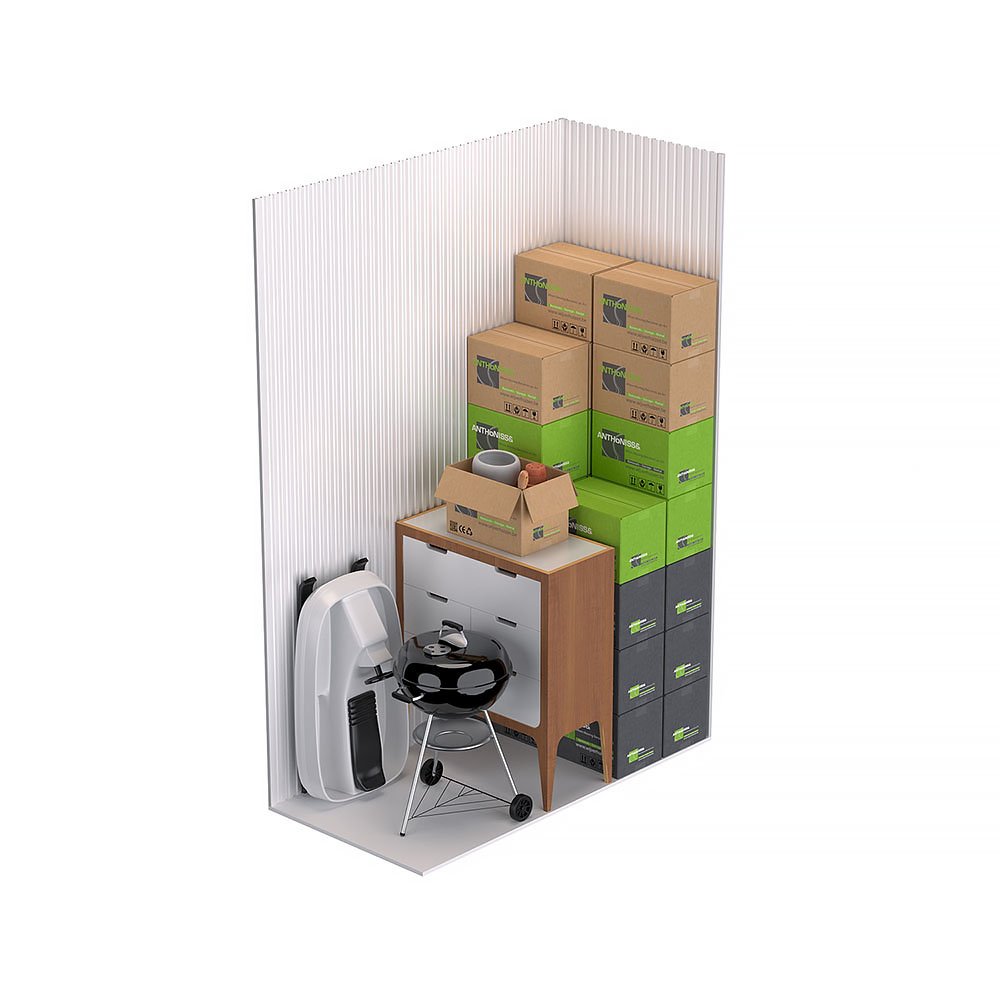 Opslagruimte 2m² selfstore.be